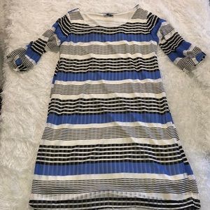 Multicolor Striped Bag Dress